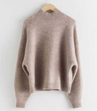 & Other Stories + Oversized Fuzzy Wool Blend Sweater