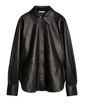 Arket + Leather Shirt