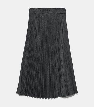 Zara + Pleated Skirt