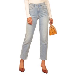 Reformation + Claudia High-Waist Relaxed-Fit Jeans