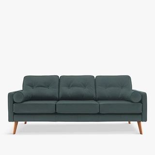 G Plan + Vintage The Sixty Five Large 3 Seater Leather Sofa