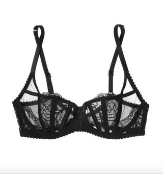Agent Provocateur + Rozlyn Leavers Underwired Balconette Bra