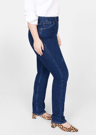 Violeta + Straight-Fit Theresa Jeans