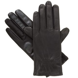 Isotoner + Classic Stretch Leather Touchscreen Cold Weather Glove