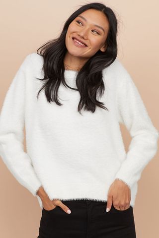 H&M + Fluffy Sweater