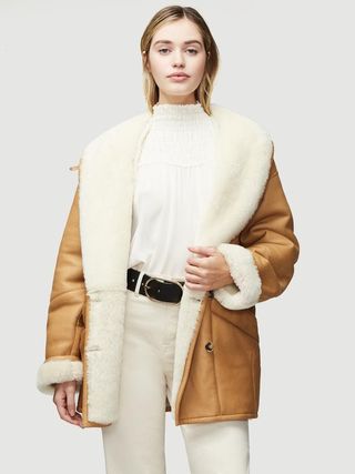 Frame + Cocoon Shearling Coat