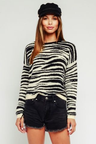 Olivaceous + Crew Neck Sweater