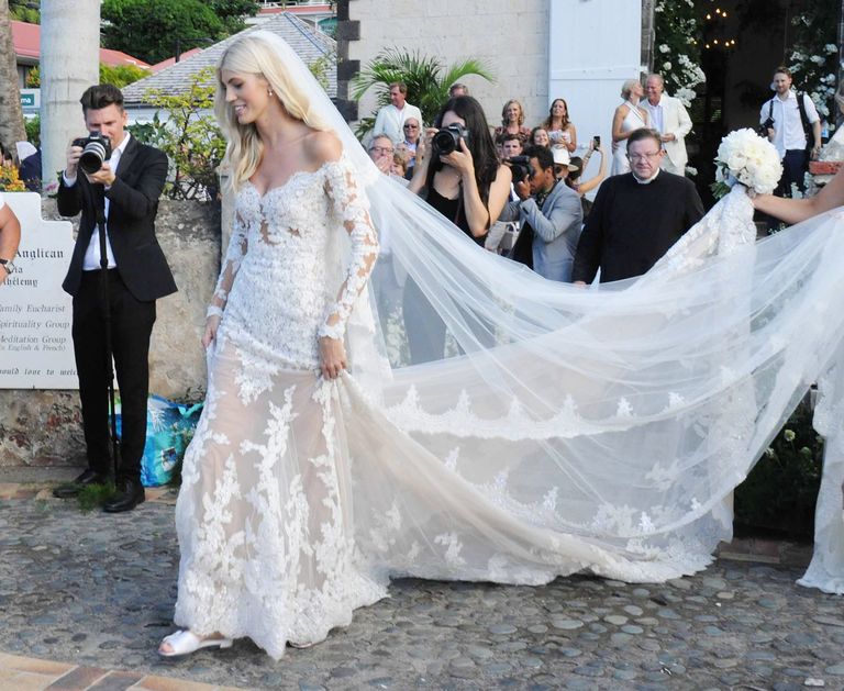 Devon Windsor Just Got Married in a Sheer Wedding Dress | Who What Wear