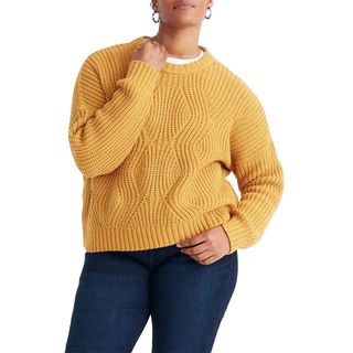 Madewell + Everett Cable-Knit Sweater