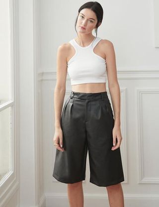 Pixie + Riley Leather Culottes