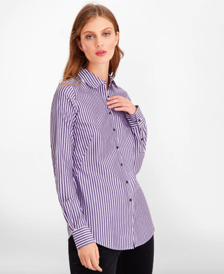 Brooks Brothers + Non-Iron Striped Supima Cotton Fitted Shirt