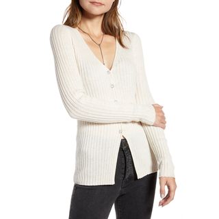 Something Navy + V-Neck Cardigan