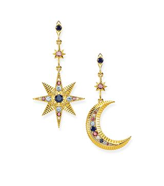 Thomas Sabo + Earrings Royalty Star & Moon