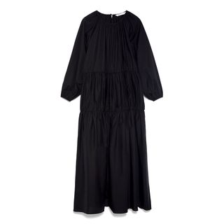 Zara + Poplin Midi Dress