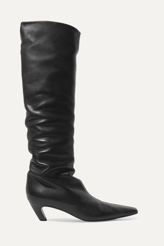 Khaite + Leather Knee Boots