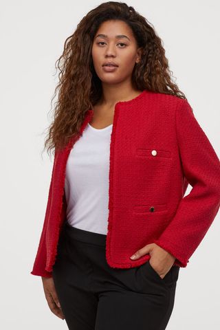 H&M + Textured-weave Jacket