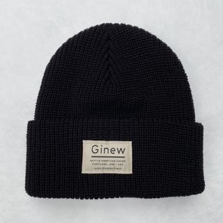 Ginew + Merino Wool Watch Cap Black