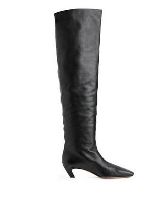 Arket + Over-The-Knee Leather Boots