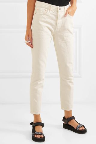 Grlfrnd + Karolina Mid-Rise Slim-Leg Jeans