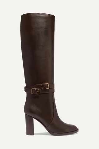 Gianvito Rossi + 85 Leather Knee Boots