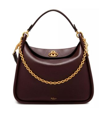 Mulberry + Leighton Oxblood Small Classic Grain