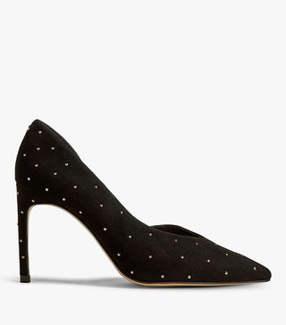 Ted Baker + Daphned Stiletto Heel Suede Court Shoes