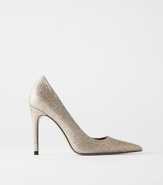 Zara + Glitter Heel