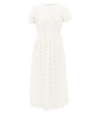 Cecilie Bahnsen + Tai Floral-Embroidered Tulle Dress