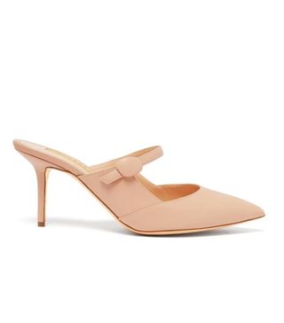 Rupert Sanderson + Tosca Leather Backless Mules