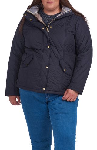 Barbour + Millfire Diamond Hooded Quilted Jacket