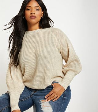 Eloquii + Puff Sleeve Sweater
