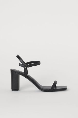 H&M + Block-Heeled Sandals