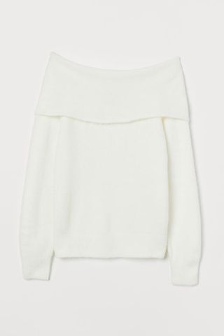 H&M + Off-the-shoulder Sweater
