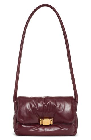 Bottega Veneta + Padded Lambskin Leather Crossbody Bag