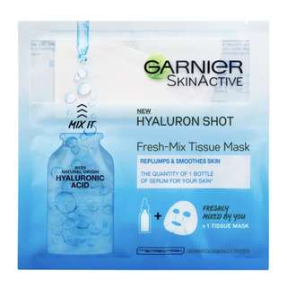 Garnier + Hyaluron Shot Fresh-Mix Tissue Mask