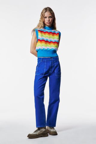 Zara + Wavy Knit Vest