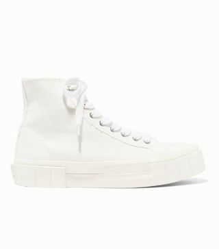 Good News + Organic Cotton-Canvas High-Top Sneakers