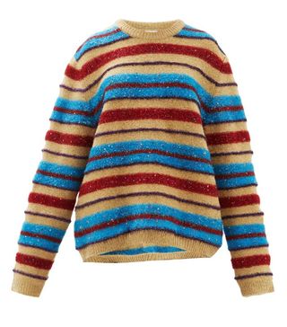 Ashish + Oversized Sequinned Sparkle-Knit Sweater