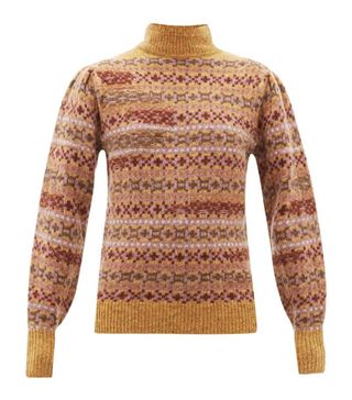 Isabel Marant Étoile + Ned Fair Isle-Knitted Wool Sweater