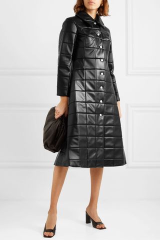 A.W.A.K.E. MODE + Miss Roboto Quilted Faux Leather Coat