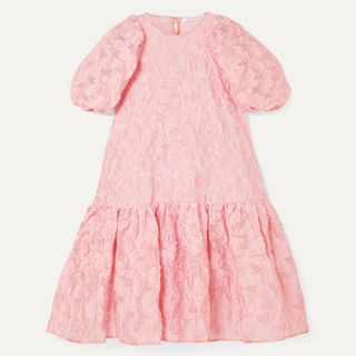 Cecilie Bahnsen + Alexa Oversized Dress in Pink Tulle