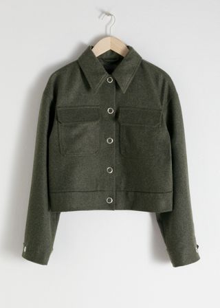 & Other Stories + Cropped Workwear Jacket