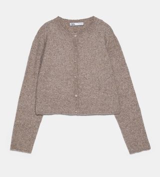 Zara + Wool Blend Cardigan