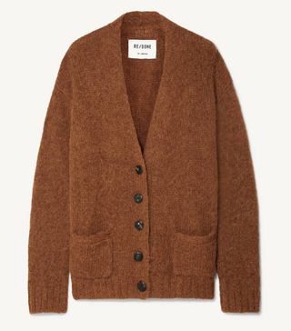 Re/Done + 90s Oversized Knitted Cardigan