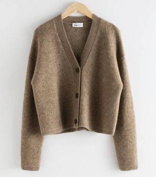 & Other Stories + Boxy Wool Blend Classic Cardigan