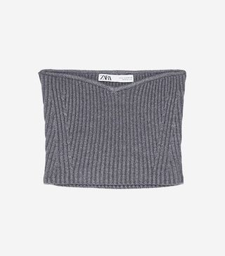 Zara + Knitted Crop Top