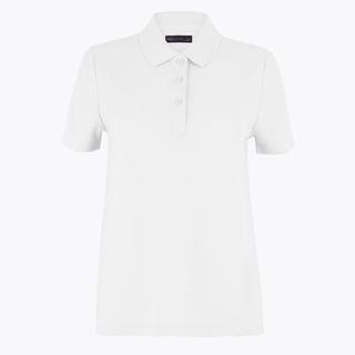 Marks and Spencer + Cotton Polo Shirt