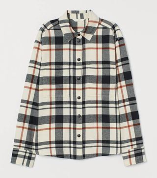 H&M + Flannel Shirt Jacket