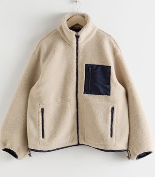 & Other Stories + Relaxed Utility Fleece Jacket