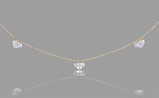 kataoka + Diamond Clover Necklace